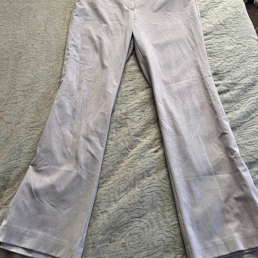 Gray Wide-Leg‎ Women’s Dress Pants